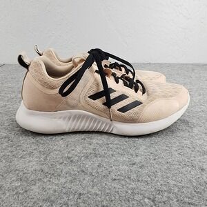 Adidas Edgebounce 1.5 Running Shoes Pink Beige Black Mesh Womens 8